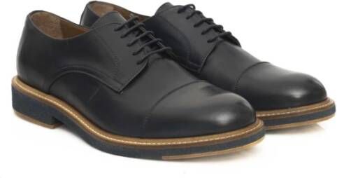 Cerruti 1881 Casual Leren Derby Schoenen Blue Heren