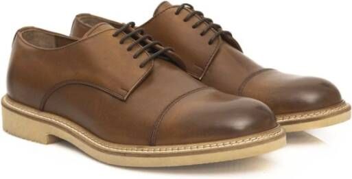 Cerruti 1881 Casual Leren Derby Schoenen Brown Heren