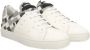 Cerruti 1881 Uniek Patroon Witte Sneakers Logo Detail White Dames - Thumbnail 3