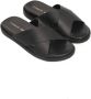 Cerruti 1881 Gevlochten Leren Dubbele Band Sandalen Black Heren - Thumbnail 3