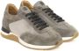 Cerruti 1881 Grijze Leren Sneakers met Rubberen Zool Multicolor Heren - Thumbnail 7