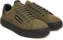 Cerruti 1881 Heren Leren Sneakers met Rubberen Zool Green Heren - Thumbnail 3