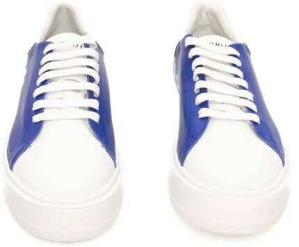 Cerruti 1881 Hoge leren sneakers voor mannen Blue Heren