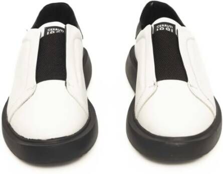 Cerruti 1881 Heren Leren Hoge Sneakers White Heren