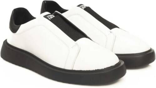 Cerruti 1881 Heren Leren Hoge Sneakers White Heren