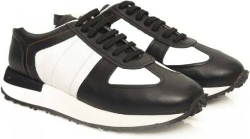 Cerruti 1881 Heren Leren Hoge Zool Sneakers Black Heren