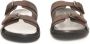 Cerruti 1881 Heren Leren Sandalen met Gesp Detail Brown Heren - Thumbnail 6