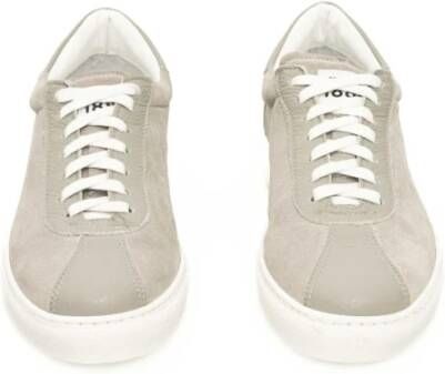 Cerruti 1881 Heren Leren Sneakers met Rubberen Zool Gray Heren