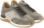 Cerruti 1881 Grijze Leren Sneakers met Rubberen Zool Multicolor Heren - Thumbnail 3