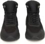 Cerruti 1881 Hoge Top Leren Sneakers Rubberen Zool Black Heren - Thumbnail 6