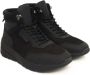 Cerruti 1881 Hoge Top Leren Sneakers Rubberen Zool Black Heren - Thumbnail 7