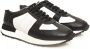 Cerruti 1881 Leren Hoge Zool Sneakers Zwart Wit Black Heren - Thumbnail 11