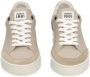 Cerruti 1881 Beige Leren Platform Sneakers met Logo Beige Dames - Thumbnail 2