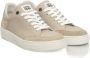 Cerruti 1881 Beige Leren Platform Sneakers met Logo Beige Dames - Thumbnail 3