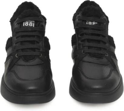 Cerruti 1881 Platform Sneakers met Frontaal Logo Black Dames