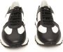 Cerruti 1881 Leren Hoge Zool Sneakers Zwart Wit Black Heren - Thumbnail 2