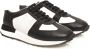 Cerruti 1881 Leren Hoge Zool Sneakers Zwart Wit Black Heren - Thumbnail 3