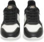 Cerruti 1881 Zwart Wit Leren Hoge Zool Sneaker Black Dames - Thumbnail 6