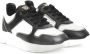 Cerruti 1881 Zwart Wit Leren Hoge Zool Sneaker Black Dames - Thumbnail 7