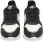 Cerruti 1881 Zwart Wit Leren Hoge Zool Sneaker Black Dames - Thumbnail 2