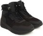 Cerruti 1881 Hoge Top Leren Sneakers Rubberen Zool Black Heren - Thumbnail 3