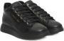 Cerruti 1881 Zwarte Leren Platform Sneakers met Logo Black Dames - Thumbnail 7