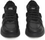 Cerruti 1881 Zwarte Leren Plateau Sneakers Vrouwen Logo Black Dames - Thumbnail 2