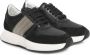 Cerruti 1881 Zwarte Leren Platform Sneakers met Logo Black Dames - Thumbnail 15