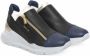 Cerruti 1881 Zwarte Leren Platform Sneakers met Zijlogo Multicolor Dames - Thumbnail 15