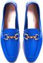 Cesare Gaspari Blauwe Leren Loafers Blue Dames - Thumbnail 7