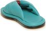 Cesare Gaspari Blauwe Platte Sandalen Blue Dames - Thumbnail 5