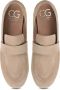 Cesare Gaspari Block Heeled Loafers Beige Dames - Thumbnail 7