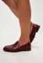 Cesare Gaspari Block Heeled Loafers Bordeaux Red Dames - Thumbnail 4