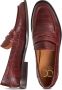 Cesare Gaspari Block Heeled Loafers Bordeaux Red Dames - Thumbnail 10