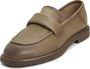 Cesare Gaspari Block Heeled Loafers Bruin Brown Dames - Thumbnail 7