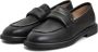 Cesare Gaspari Block Heeled Loafers Zwart Black Dames - Thumbnail 2