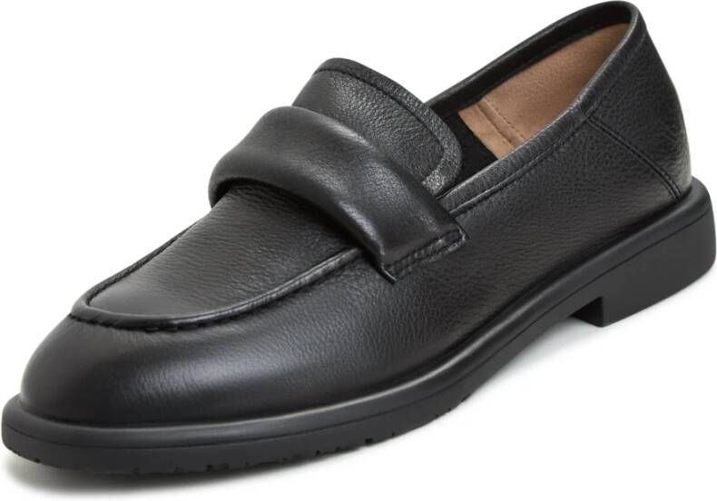 Cesare Gaspari Block Heeled Loafers Zwart Black Dames