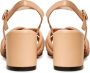 Cesare Gaspari Block Heeled Sandals Anaia Beige Dames - Thumbnail 3