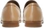 Cesare Gaspari Blokhak leren loafers Beige Dames - Thumbnail 3