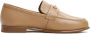 Cesare Gaspari Blokhak leren loafers Beige Dames - Thumbnail 6