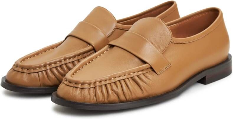 Cesare Gaspari Blokhak loafers Beige Dames