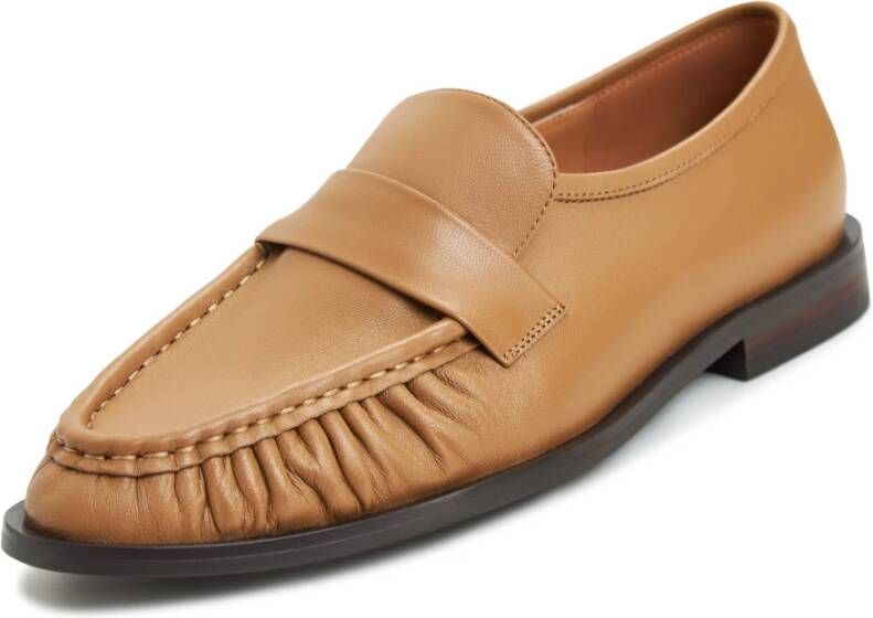 Cesare Gaspari Blokhak loafers Beige Dames