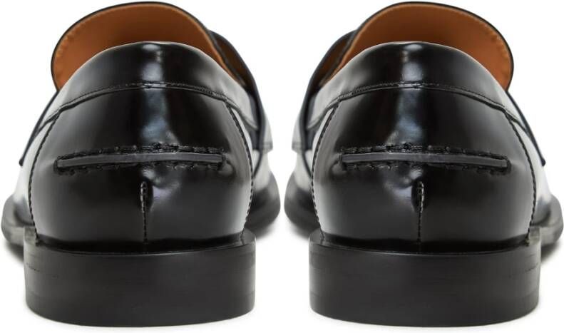 Cesare Gaspari Blokhak loafers Zwart Black Dames