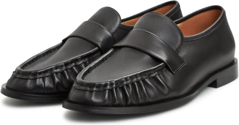 Cesare Gaspari Blokhak loafers Zwart Black Dames