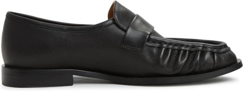 Cesare Gaspari Blokhak loafers Zwart Black Dames