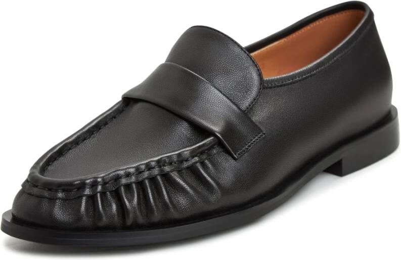 Cesare Gaspari Blokhak loafers Zwart Black Dames