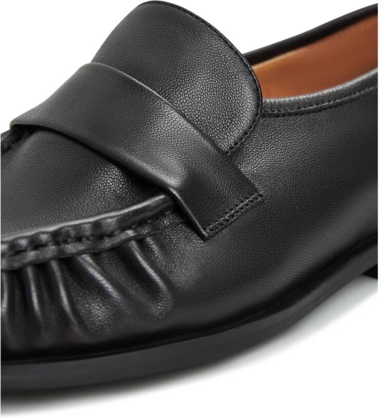 Cesare Gaspari Blokhak loafers Zwart Black Dames