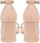 Cesare Gaspari Blokhak sandalen Beige Dames - Thumbnail 8