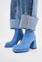 Cesare Gaspari Casual Block Heel Ankle Boots Blue Dames - Thumbnail 5