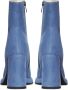 Cesare Gaspari Casual Block Heel Ankle Boots Blue Dames - Thumbnail 8